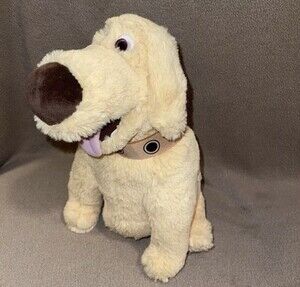 Disney Parks Pixar Up Doug The Dog Dug Soft Plush Animal 10" Up Movie Stuffed